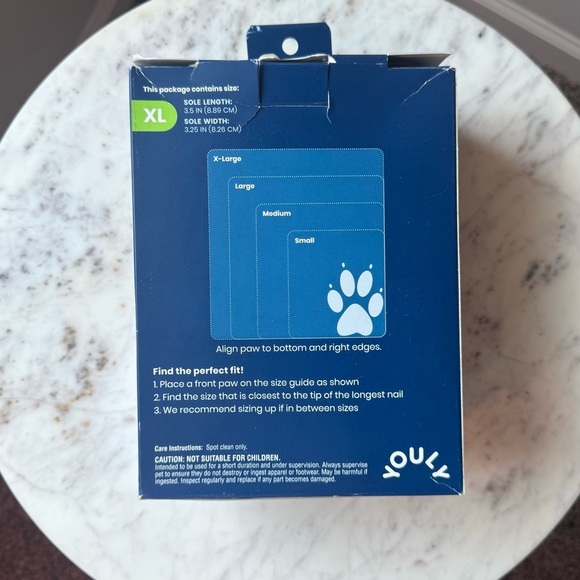 Youly All-Weather Dog Boots - XL, Like New - Picture 7 of 8